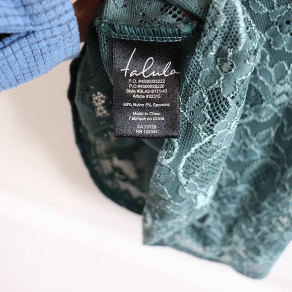 Talula | Turquoise Lace dress - Picture 5 of 5